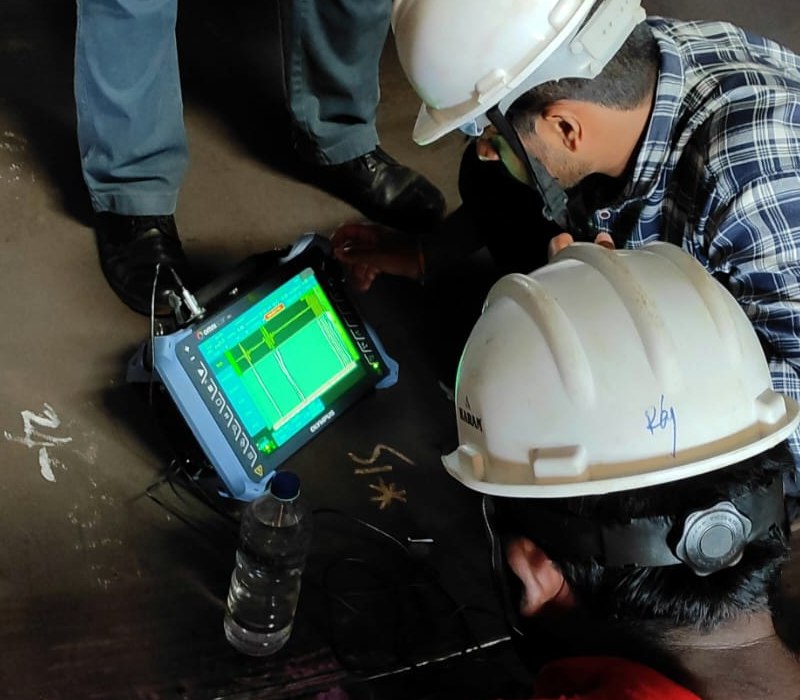 IAIS ultrasonic weld inspection reference image